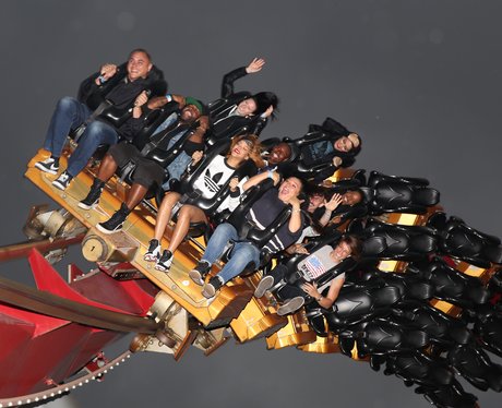 Rihanna at Tivoli Amusement park