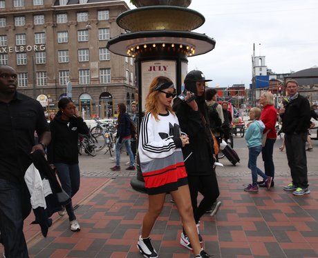Rihanna at Tivoli Amusement park