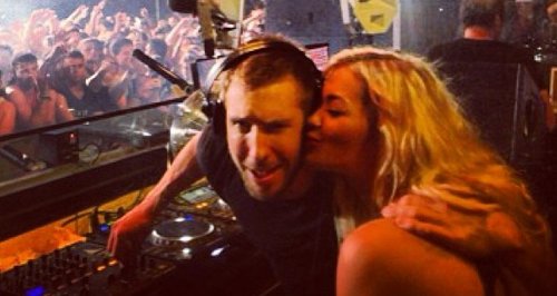 Rita Ora and Calvin Harris from Instagram