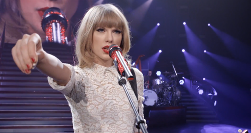 Taylor Swift Showcases Live Tour Show In Red Music Video