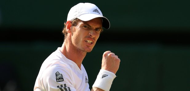 Andy Murray at Wimbledon 2013 final