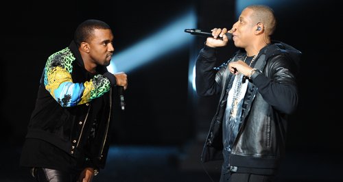 Jay-Z and Kanye West perform
