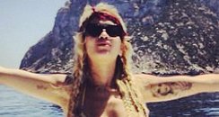 Rita Ora on holiday