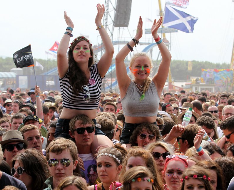 Crowds at T in the Park 2013