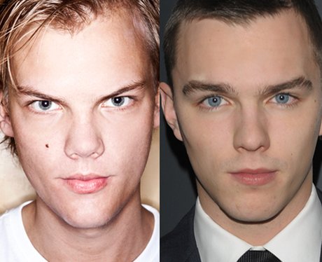 Avicii and Nicholas Hoult