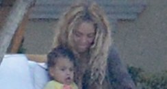 Beyonce and Blu Ivy in Miami