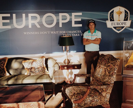 Harry Styles at a Canadian golf club