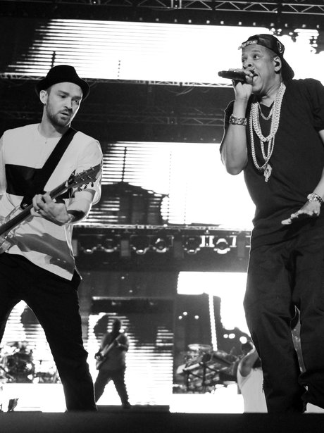 ustin Timberlake and Jay-Z perform together