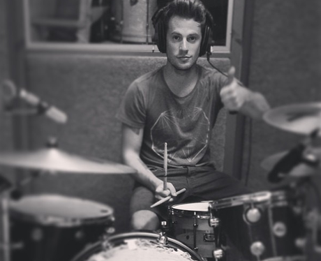 Lawson in the studio
