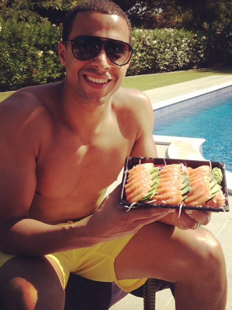 Marvin Humes on holiday