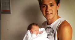 Niall Horan with his baby nephew