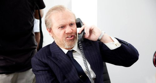Niall Horan dressed as an old man