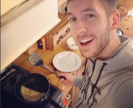 Calvin Harris cooking