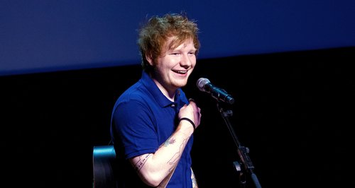 Ed Sheeran on stage