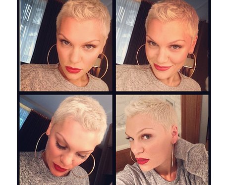 Jessie J shows off her new quiff