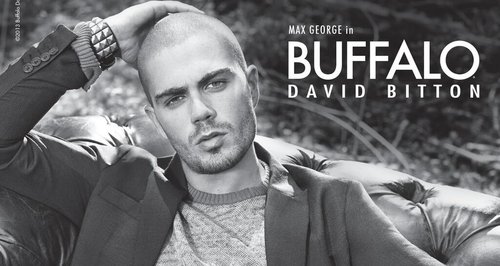 Max George promoting buffalo jeans