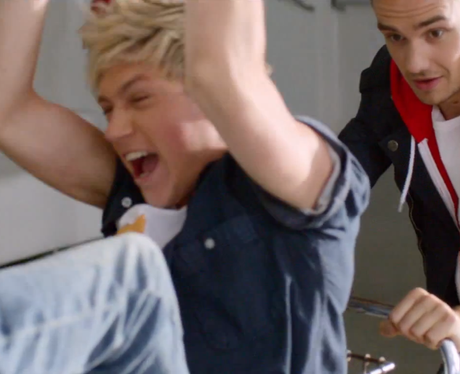Niall Horan and Liam Payne in the 'Best Song Ever' music video