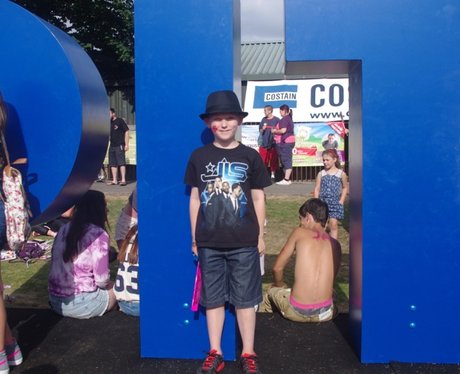 Check out the crowd next to our Capital letters