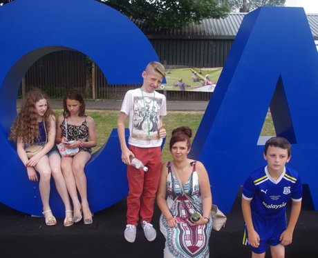 Check out the crowd next to our Capital letters at