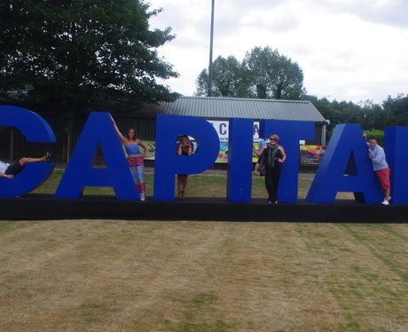 Check out the crowd next to our Capital letters at