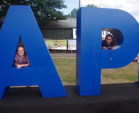 Check out the crowd next to our Capital letters at
