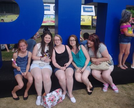 Check out the crowd next to our Capital letters at