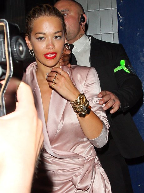 Rita Ora on a night out