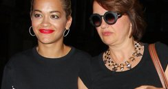 Rita Ora with her mum in London