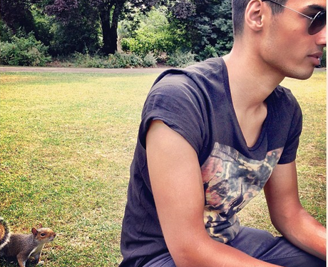 Siva Kaneswaran gets caught by the camera