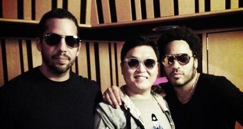 PSY, Lenny Kravitz and David Blaine