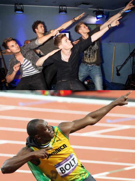 Usain Bolt and Lawson