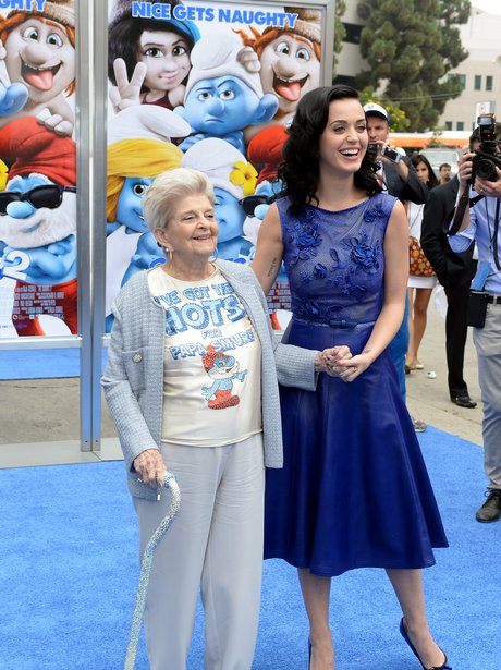 Katy Perry with her grandma