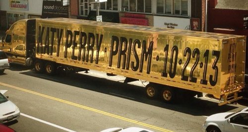 Katy Perry New Album Gold truck