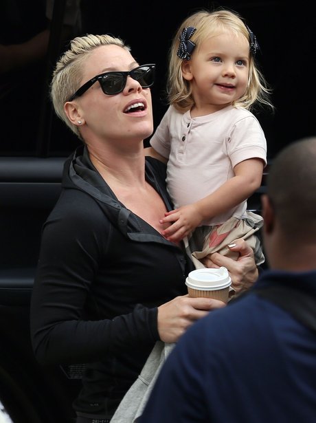 Pink with daughter Willow