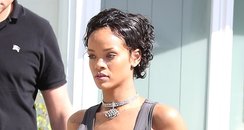 Rihanna shows off her new hair style