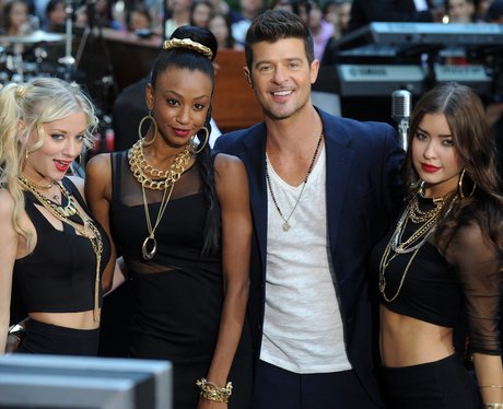 Robin Thicke on the Today show
