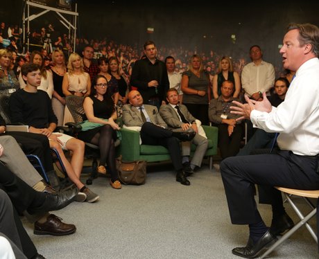 Prime Minister David Cameron visits Capital FM