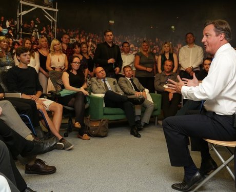 Prime Minister David Cameron visits Capital FM