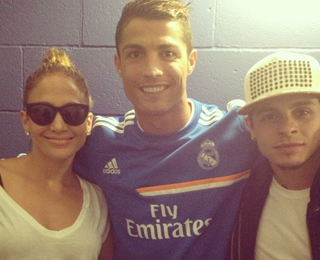 J-Lo and Cristiano Ronaldo