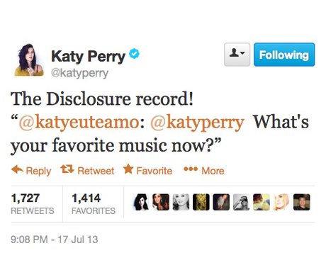 Katy Perry Twitter