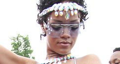 Rihanna at barbados carnival