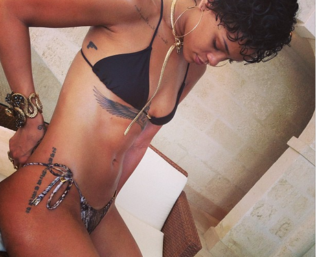 Rihanna in a bikini