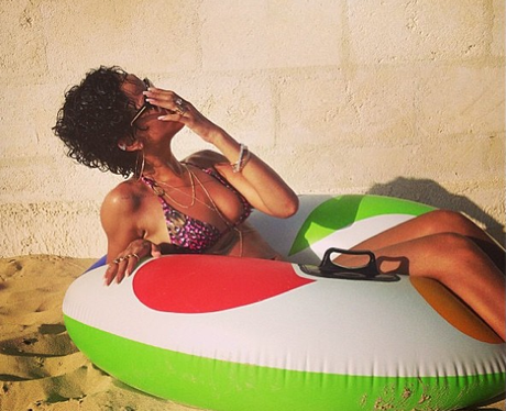 Rihanna in a bikini