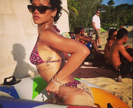 Rihanna in a bikini