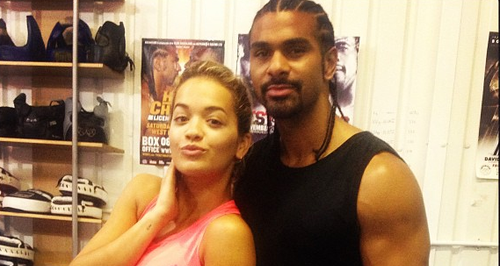 Rita Ora and David Haye