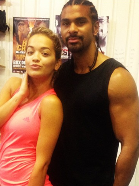 Rita Ora and David Haye