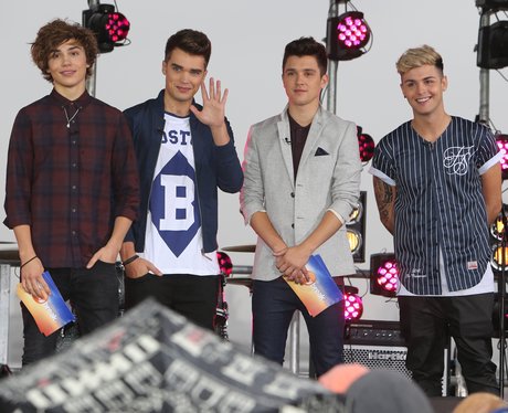 Union J in the studio