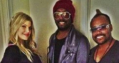 Fergie with Black Eyed Peas instagram