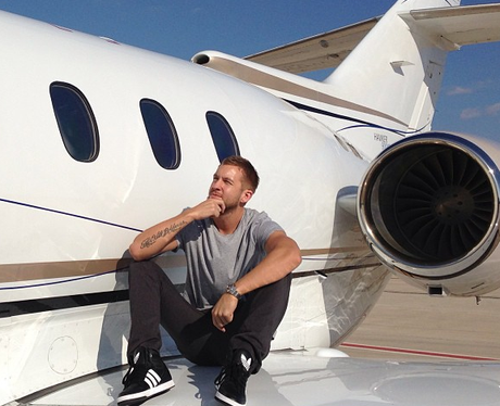 Calvin Harris private jet