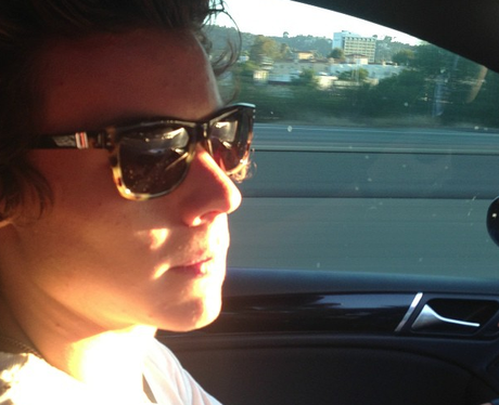 Harry Styles driving